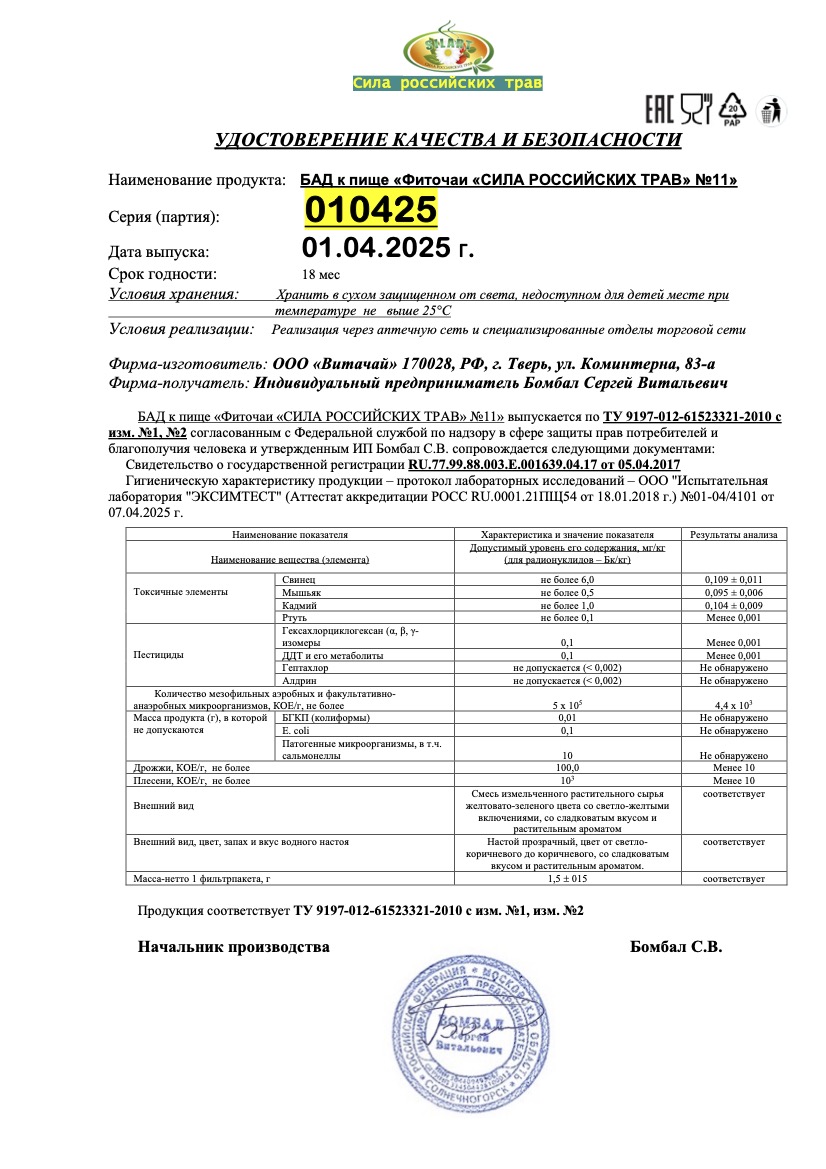 Паспорт №042025